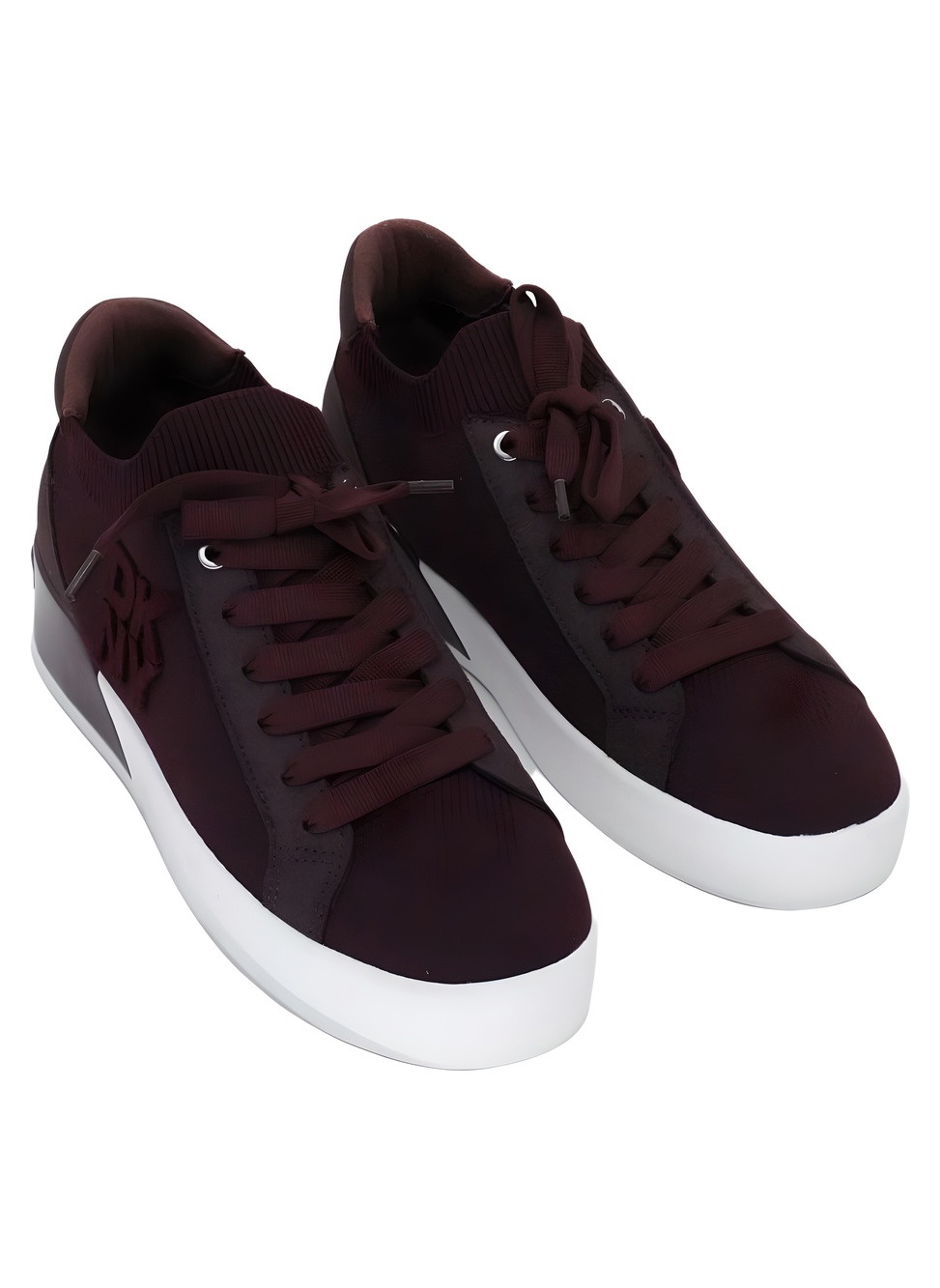 DKNY Womens Mallory Lace-Up Sneakers Wine Size 9M